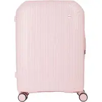 Valentino trolley Wood Carry On Suitcase Cipria roze 67cm