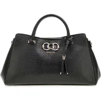 GUESS Handtas 'Anadela 3 Comp Satch' zwart