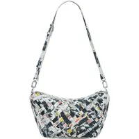 Desigual schoudertas Intrecciato Foxtrot Crossbody Bag Tutti Fruti veelkleurig