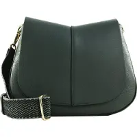 Gianni chiarini Leren schoudertas Helena Round Crossbody Bag Midnight Sky blauwgrijs