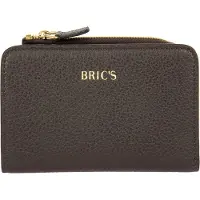 Bric's Leren portemonnee Gondola Mughetto Wallet Ebony donkerbruin