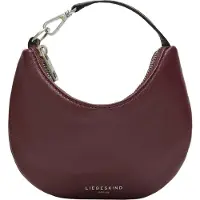 Liebeskind berlin Leren handtas accessoiretas Moon Pouch Pomegranate donkerrood