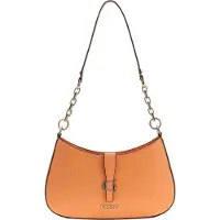 GUESS schoudertas Carrie Top Zip Shoulder Bag Apricot abrikoos