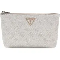 GUESS accessoiretas Laurel II Wristlet Pouch Bone Logo crème