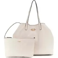 GUESS shopper Victtoria 2 in 1 Tote Stone Logo crème
