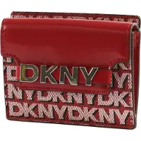 DKNY kaarthouder Avril Card Case Bright Red rood