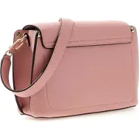 GUESS schoudertas Meridian II Flap Crossbody Bag Coral Pink koraalrood