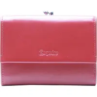 Esquire portemonnee New Silk Wallet Red donkerrood