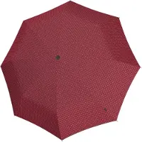 Knirps paraplu T.205 Duomatic Twocross Ecorepel Red donkerrood
