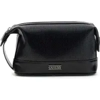 GUESS toilettas Boston Necessaire Black zwart
