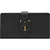 Fossil Portemonnee Harwell Tab Bifold Black Zwart