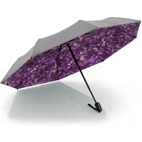 Knirps Paraplu T.200 Medium Duomatic Feel Purple Kleurrijke