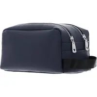 GUESS Toilettas Certosa Saffiano ECO Beauty Case Blue Donkerblauw