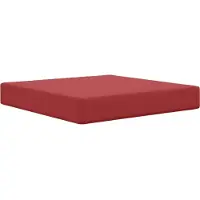 vidaXL Buitenbankkussen Polyester Wijnrood 60 x 60 cm