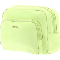GUESS Cosmetische tas Cosmetic Pouch Lime Lichtgroen