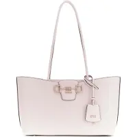 GUESS schoudertas shopper Janie Logo Girlfriend Carryall Stone crème