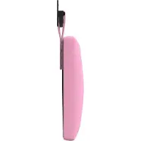 vidaXL Hangend hoofdbord Roze Stof