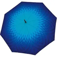 Doppler paraplu Carbonsteel Long AC Fusion Blue blauw