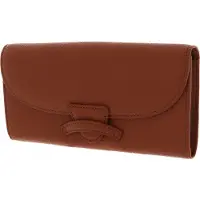Coccinelle Leren Portemonnee Tessa Flap Wallet Caramel Bruine