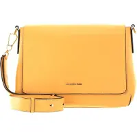 Mandarina Duck Leren Schoudertas Luna Shoulder Bag With Flap Maize Geel