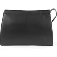 Saddler Leren Toilettas Jupiter Washbag Black Zwart
