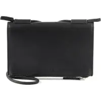 Marc O'Polo Leren Portemonnee Fiona Cellphone Bag Black Zwart