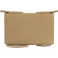 Marc O'Polo Leren Portemonnee Fiona Cellphone Bag Wheat Field Lichtbruin