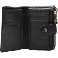 Esquire portemonnee Madison Wallet Black zwart