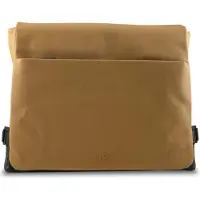 Jost Schoudertas Business tas met laptopvak Borgholm Shoulder Bag Mustard Lichtbruin