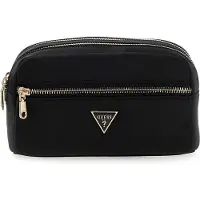 GUESS toilettas accessoiretas Double Zip Black zwart