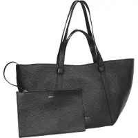 Abro Shoppers - Shopper Cosmo Large/ Black/Gold in zwart
