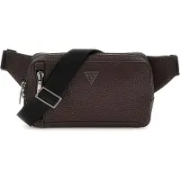 GUESS Gordeltas Torino Bumbag Dark Brown Donkerbruin