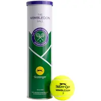Slazenger S TB WIMBLEDON 4TIN Unisex Tennisballen - Geel