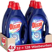 Dixan Gel Universal - Vloeibaar Wasmiddel - Voor Alle Kleuren Was - Betrouwbare Reiniging - 4 x 33 Wasbeurten - Voordeelverpakking