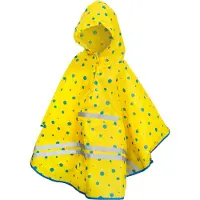 Roth Kinderregenponcho ReflActions 'Brullen', geel/blauw