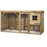 FATMOOSE Jip - Konijnenhok - 243x95x124 cm