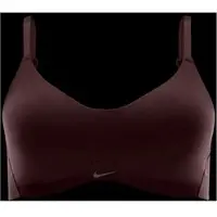 Nike Alate Minimalist aanpasbare padded sport-bh met lichte ondersteuning - Bruin | Maat