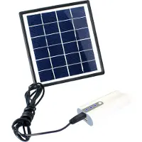 Powerplus Draagbaar zonne-energie verlichtingssysteem voor gebruik met Dove-accu's