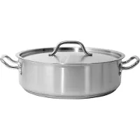TRIZERATOP Braadpan RVS 36cm 11,2L - Professionele Keukenuitrusting