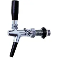 Ich-zapfe Tapkraan - Biertkraan - Compensatorkraan - zelfsluitend - versie 10 mm, chroome, 35 mm