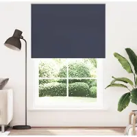 vidaXL Rolgordijn verduisterend 150x210 cm stofbreedte 146,6 cm blauw