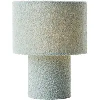 Brilliant Tafellamp Teddy, groen, Woon-/ Eetkamer, Textiel / Stof / Zijde, Modern, Tafellamp