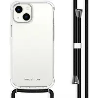 IMoshion Transparante Backcover met koord voor de Apple iPhone 14 - Zwart