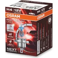 Ams-OSRAM Lamp Halogeen OSRAM H4 Night Breaker Laser 12V, 60/55W