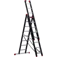 Altrex Mounter ZR 3055 Reformladder - Aluminium - 3 X 8 Sporten - 6,2m - Met Stabiliteitsbalk