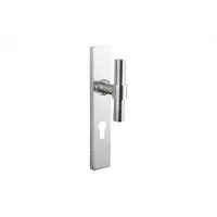 Lavuzo deurklink Pesaro rvs met rechthoekig schild PC72