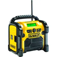 DeWalt TS-MUSIC-DE Draadloze Radio en NetRadio - DAB+/FM Bouwplaatsradio met Accu- en Netvoeding