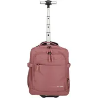 Travelite KICK OFF rugtas met trolleyfunctie, kleur: roze