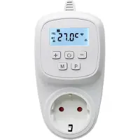 Quality Heating Thermostaatstekker - Wit - Programmeerbaar via een 6-daags tijdprogramma, maximaal 3600 Watt