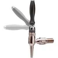 Ich-zapfe Biertap, Compensatorkraan - Nordic - van gesatineerd staal met compensatoras inox 5/8", 35 mm